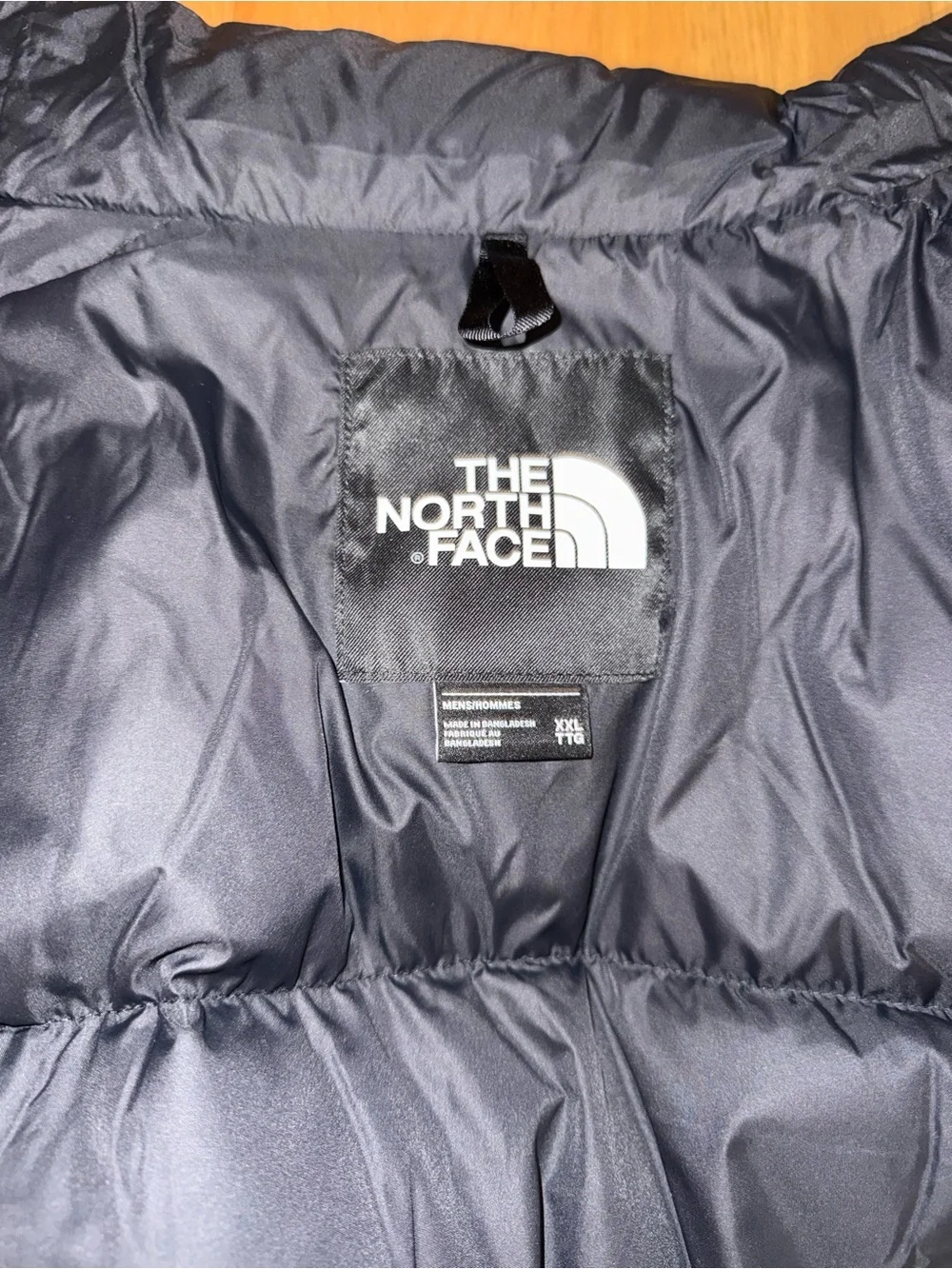 The North Face Two-Tone Black & White Puffer Coat